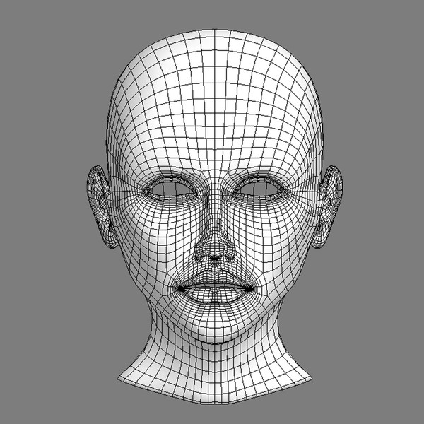 basic female head max - BasicHead_Female by vitamin_e