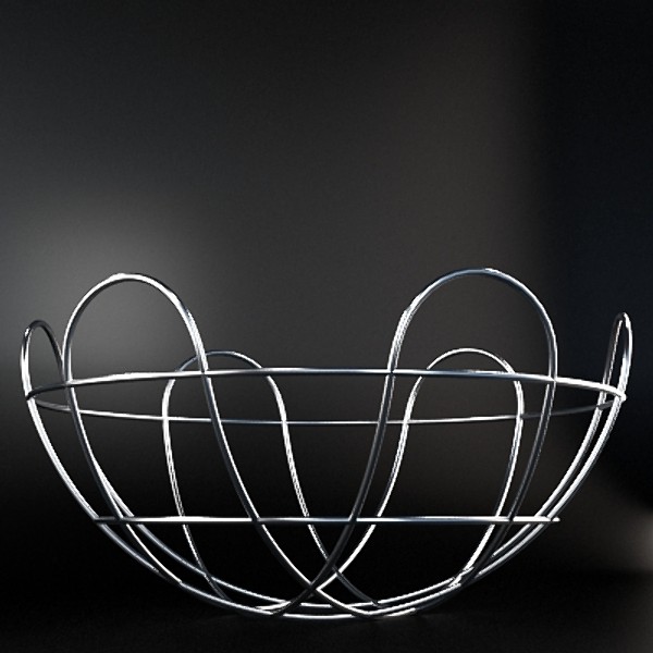 3d apples basket model - Basket apple... by MilosJakubec