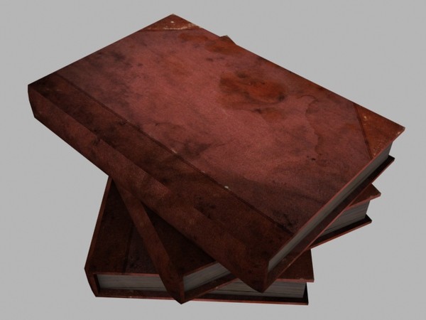 maya old medieval book - Medieval Book by Game Model Creations