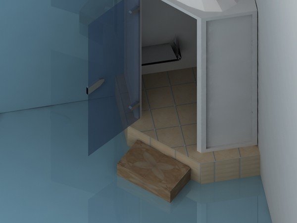 3d model shower cabin - dusakabin.max by 3dmediatech