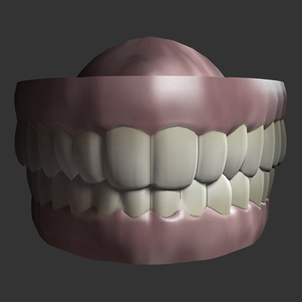 teeth tongue 3ds - Teeth & Tongue by Gra_Gra_74