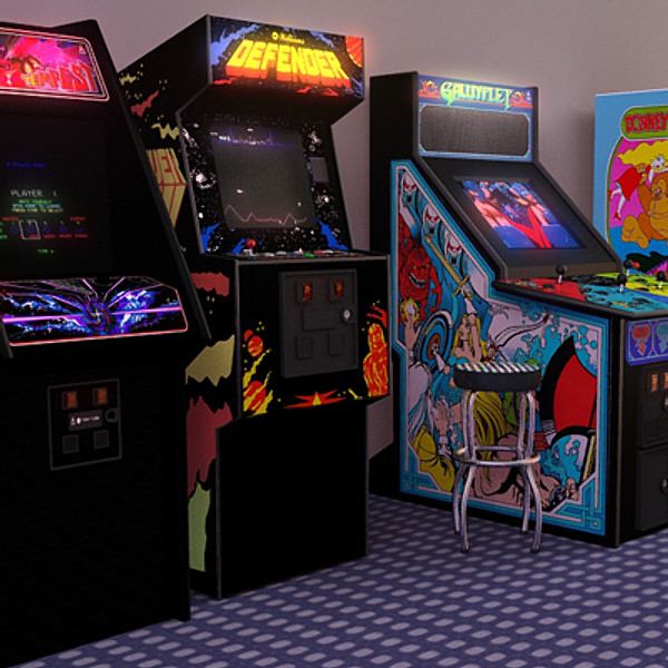 classic defender 3d model - Defender Game by My3DGuy