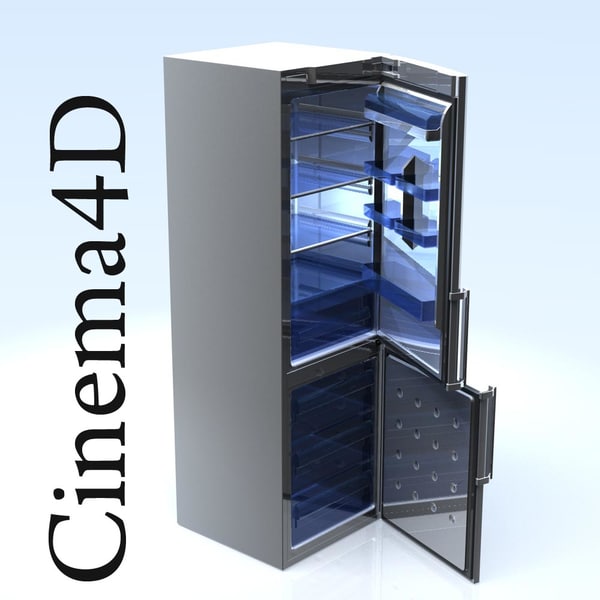 3d model fridge samsung rl 40 - Fridge.SAMSUNG.RL 40 ECSW1BWT.MF... by 3DLocker