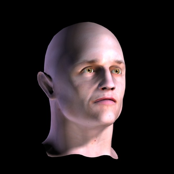 maya male head guy - Head by MKMS