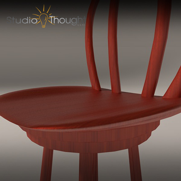3ds max virginia hokie man cave - Architectural interior - Man Cave (Virginia Tech theme) by StudioThought
