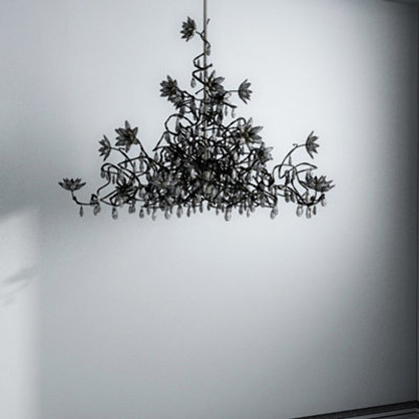 jewel chandelier hl15 amber 3d model - Harco Loor Jewel Chandelier HL15 Amber by RTEwork