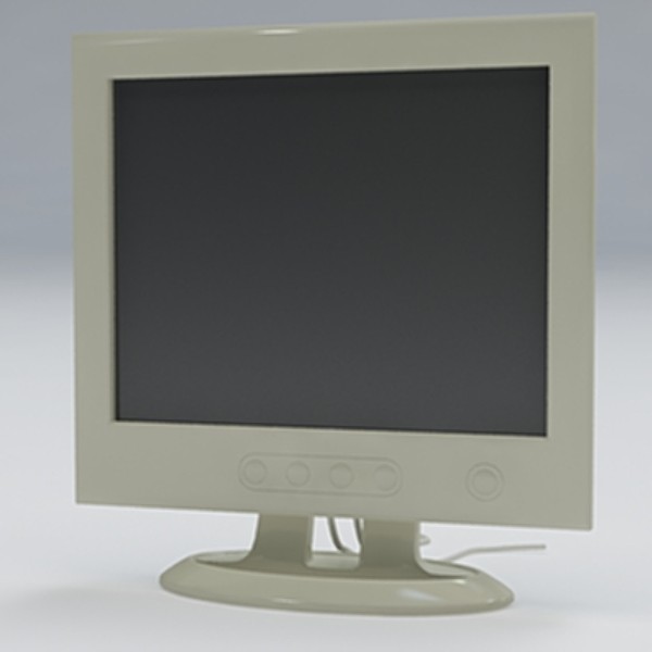 3d lcd monitor - LCD Monitor_001 by sabah_au