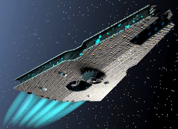 battlestar 3d obj - Battlestar One by GraphicGuru
