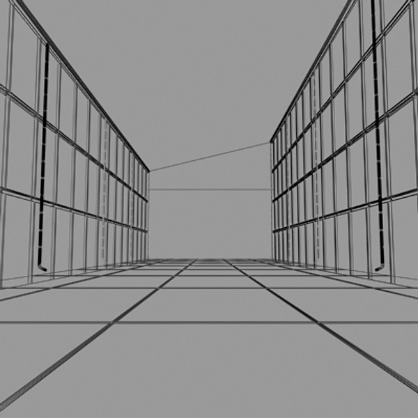 3d alley environement model - Alley car environment by gauthier12