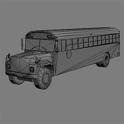ready bus buses 3d model - Buses collection... by GameArt3D