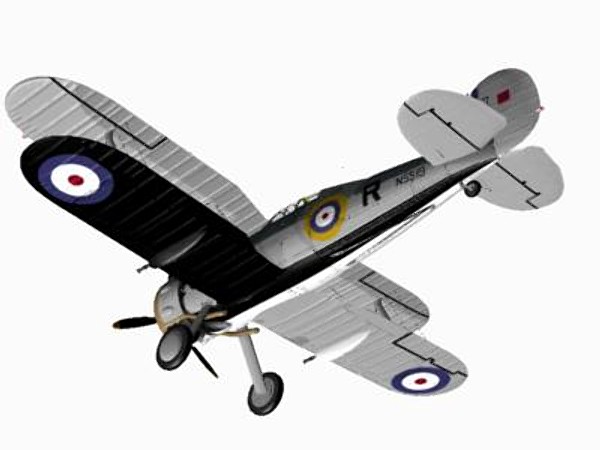3d gloster sea gladiator fighter - Gloster Sea Gladiator by pbratt