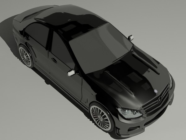 3d model mercedes c class - Mercedes C classe by ngluvakov