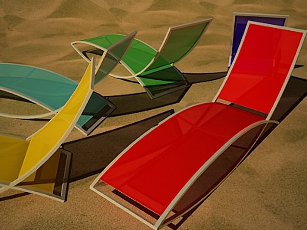 3ds max deckchair chair - Deckchair by fabelar