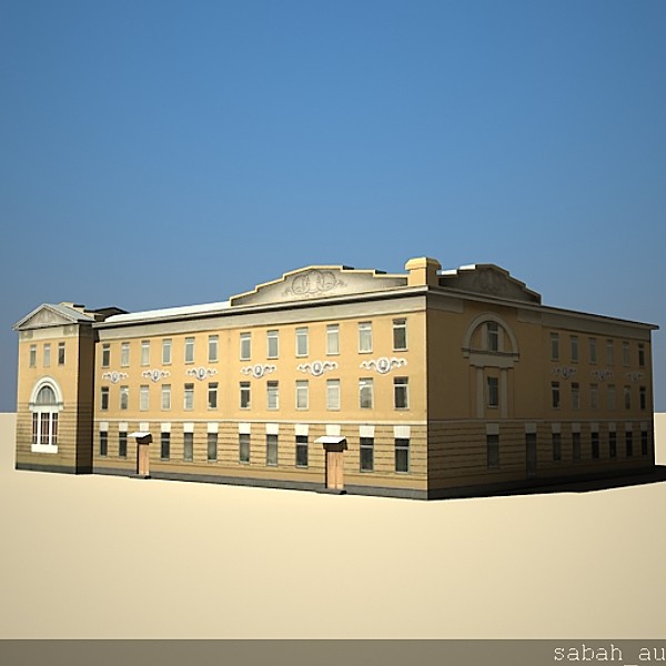 3d max building games - Building 05 Lowpoly by sabah_au