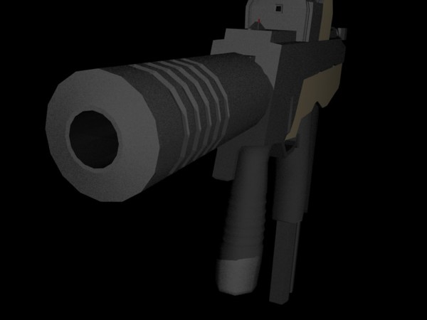 steyr tmp machine pistol 3d model - TMP machine pistol + attachments by ChrisStolze