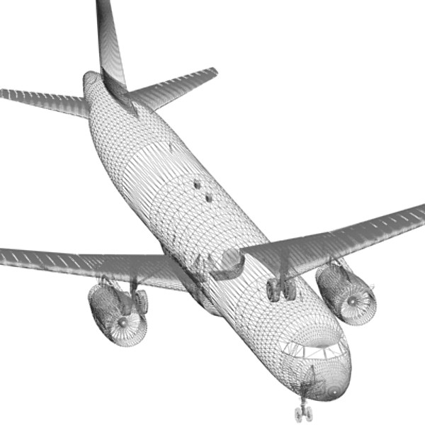 airbus a321 china southern 3d model - Airbus A321 China Southern by PedroFaut