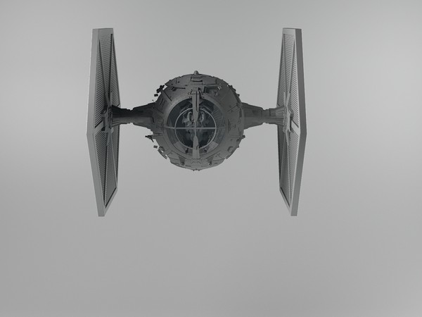 3d tie fighter - Tie Fighter by dentonvanzan