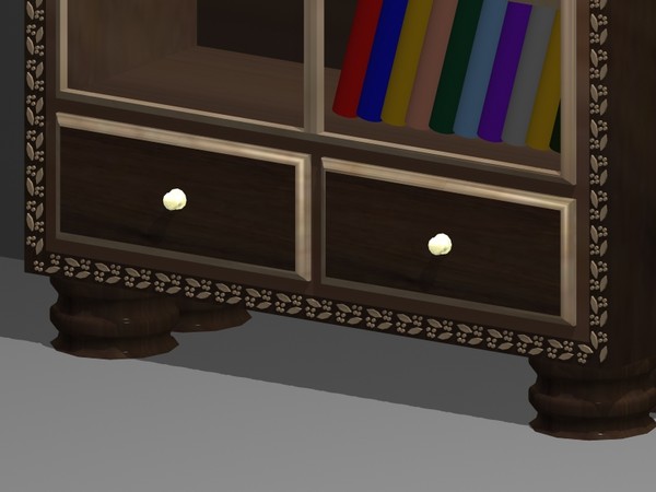bookcase books dwg - Bookcase by PedroFaut