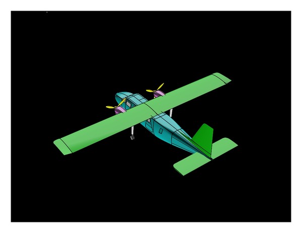 max bn islander - BN Islander Airc.-3dm.zip, .3ds, .fbx, .skp, .stp, .skp, or .lwo by RodgerSaintJohn