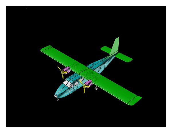 max bn islander - BN Islander Airc.-3dm.zip, .3ds, .fbx, .skp, .stp, .skp, or .lwo by RodgerSaintJohn