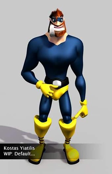 max super hero type characters - 1 Narcissus - Super Hero Type Character Cartoon by Kostas Yiatilis Macfarlane