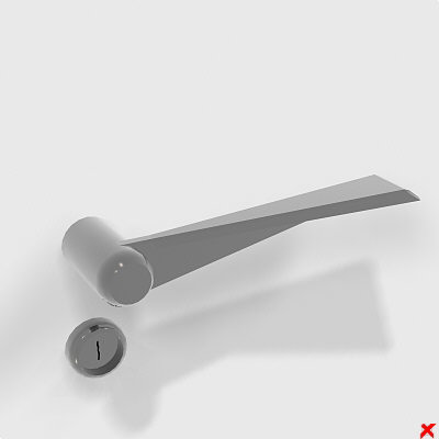 3ds max door knob - Door knob003.ZIP by Fworx