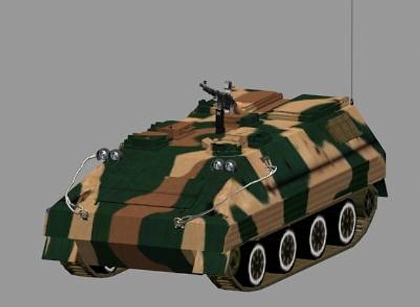 military vehicles type 3ds - Type 63 Armoured Personnel Carrier  Mod 1A -  by Xacta  3D models by Xacta