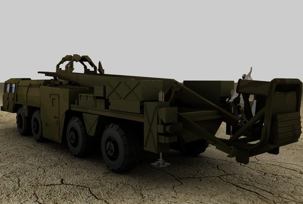 3d scud b missile truck - Scud B Missile Truck by MattTrout