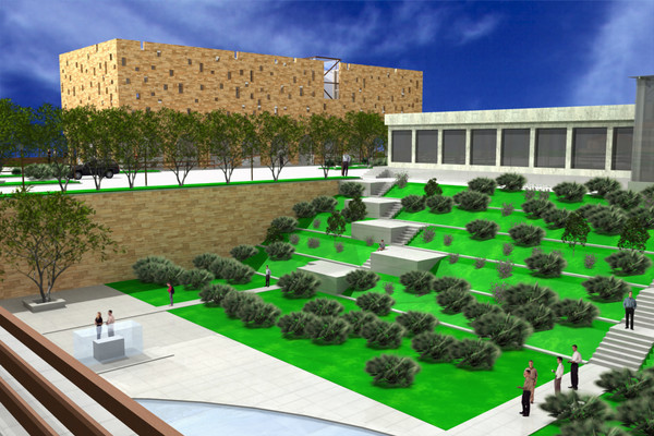 hotel museum 3d model - Hotel and Museum by studiorender
