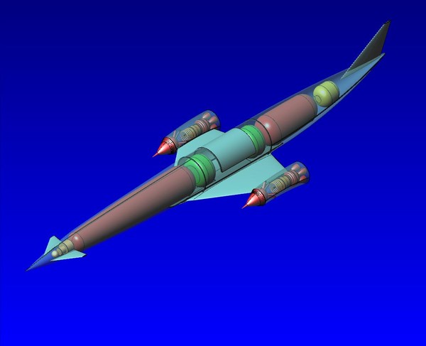 skylon solid sat stp 3d 3ds - Skylon Solid Assy.sat or .stp by RodgerSaintJohn