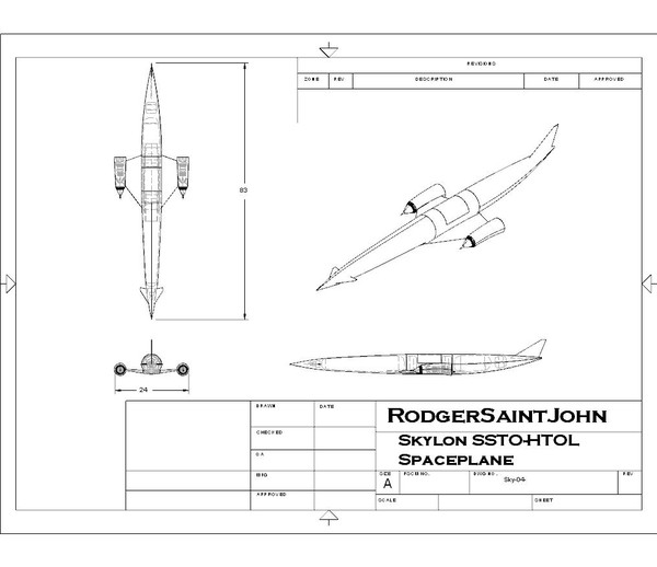 skylon solid sat stp 3d 3ds - Skylon Solid Assy.sat or .stp by RodgerSaintJohn