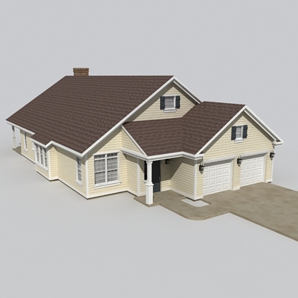 house set 3ds - house_set_6 by monkeyodoom