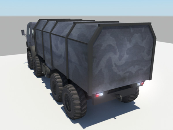 truck russian 3d 3ds - Kamaz 4330 by Ruski_xx