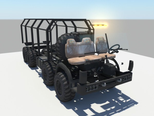 truck russian 3d 3ds - Kamaz 4330 by Ruski_xx