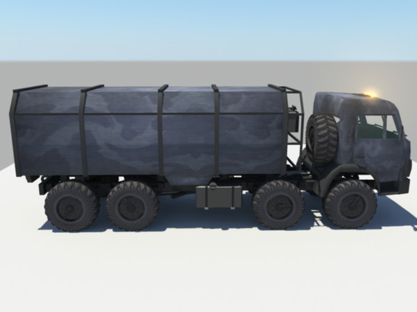 truck russian 3d 3ds - Kamaz 4330 by Ruski_xx