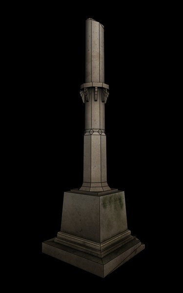 3d model tombstone - Tombstone... by frestial