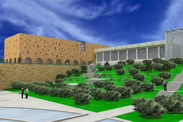 hotel museum 3d model - Hotel and Museum by studiorender