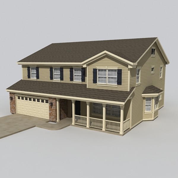 house set 3ds - house_set_6 by monkeyodoom