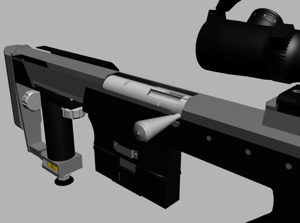 3d dsr-1 sniper rifle leupold - DSR-1 Sniper Rifle with Leupold Mark 4 & Yukon NV Scope... by Imagetek3D