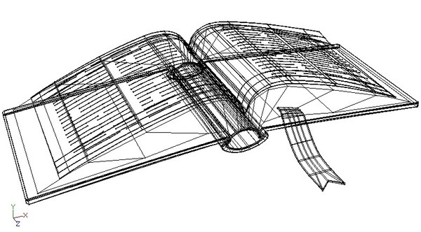 book page 3d 3ds - The Book by GraphicGuru