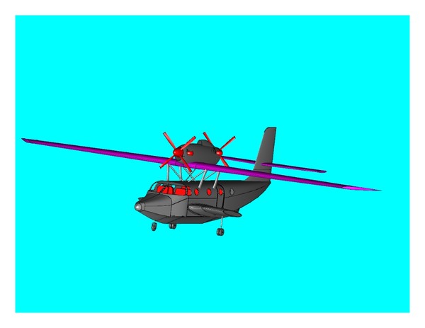 3d dornier seastar - Seastar.sat or .dwg by RodgerSaintJohn