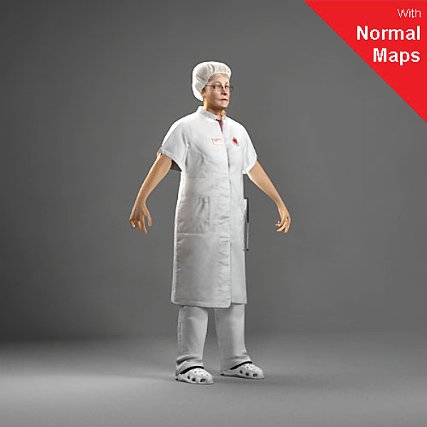 3d model axyz characters human - WWom0007-Tp by axyzdesign