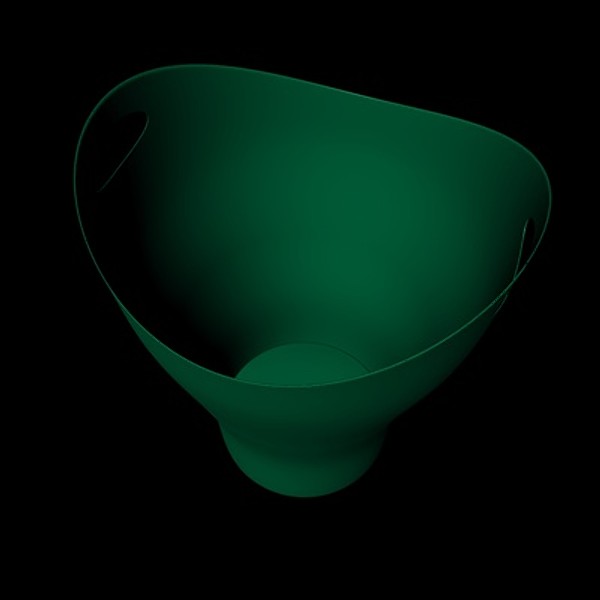 3d deconstructing product design model - Garbino Trash Can (1997) Karim Rashid for Umbra by Stuff Creators