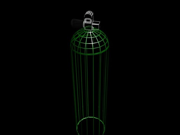3d scuba tank model - tank.max by Animation Anchor Line