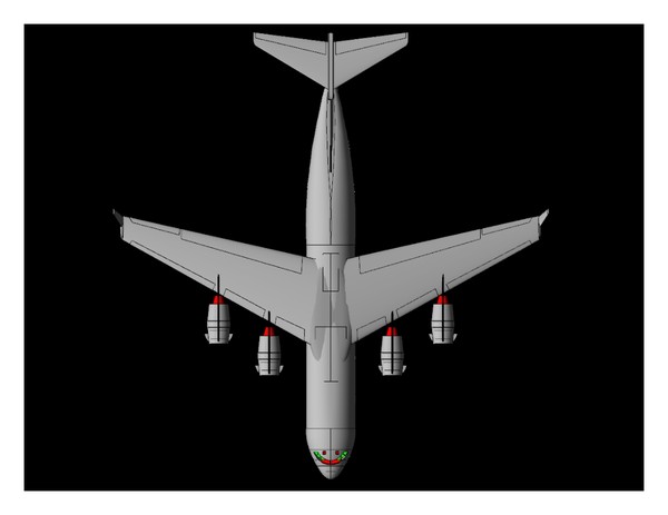 cargo airplane assembly dxf - Cargo_C17(REV).sat or .dwg or .3dm or .dxf by RodgerSaintJohn