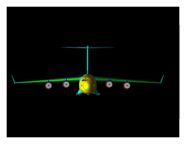 cargo airplane assembly dxf - Cargo_C17(REV).sat or .dwg or .3dm or .dxf by RodgerSaintJohn