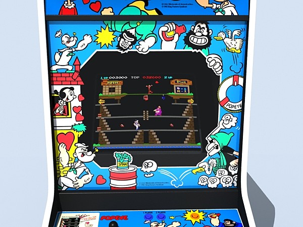 3d popeye arcade - popeye arcade by monkeyodoom