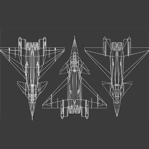 3d mig 1 42 fighter model - Mig142.zip by aristarch