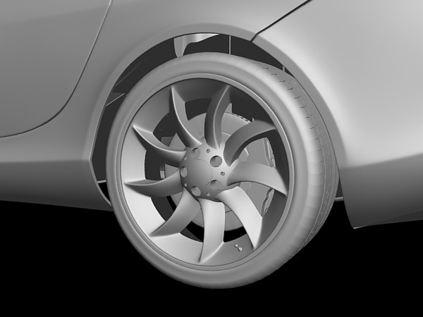 3d max mercedes slr mclaren roadster - Mercedes Benz SLR McLaren Roadster by Oricle