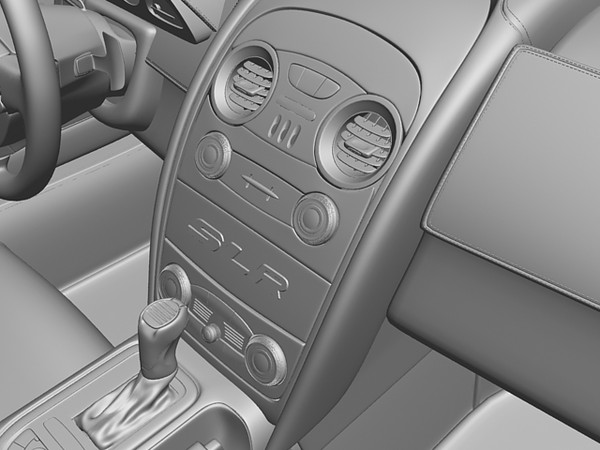 3d max mercedes slr mclaren roadster - Mercedes Benz SLR McLaren Roadster by Oricle